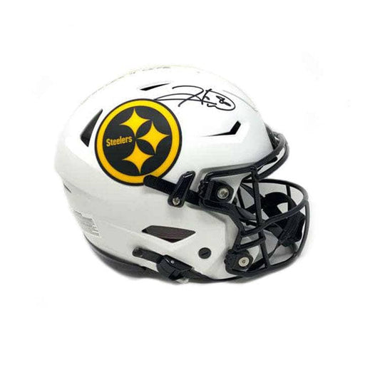 Hines Ward Autographed Pittsburgh Steelers Authentic Lunar Eclipse Speed Flex Helmet with Steeler 4 Life