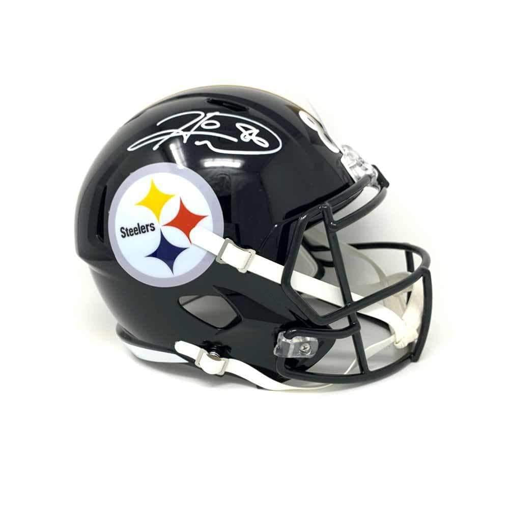 HINES WARD SIGNED STEELERS REPLICA FLASH FULL SIZE HELMET 2X SB CHAMP