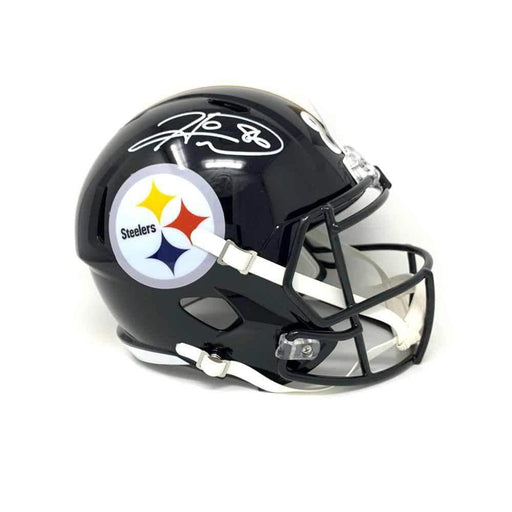 Hines Ward Signed Pittsburgh Steelers Black Speed Replica Helmet