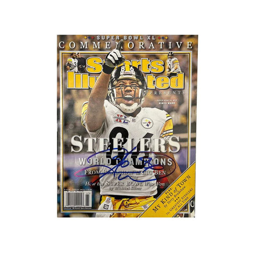 Hines Ward Signed Pointing SB XL Sports Illustrated (News Stand Issue)