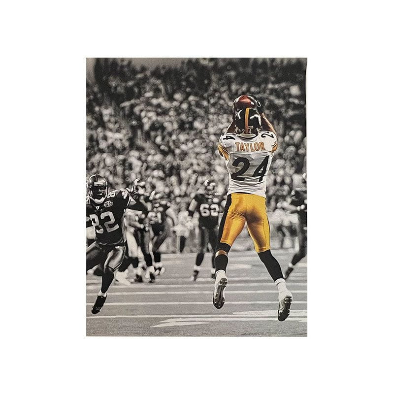 Ike Taylor Entrance Wearing Terrible Towel Unsigned 16x20 Photo