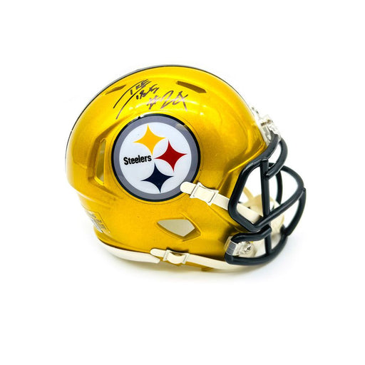 Ike Taylor Signed Pittsburgh Steelers Flash Mini Helmet