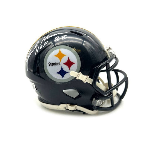 Jack Ham Autographed Pittsburgh Steelers Black Speed Mini Helmet with "HOF 88"