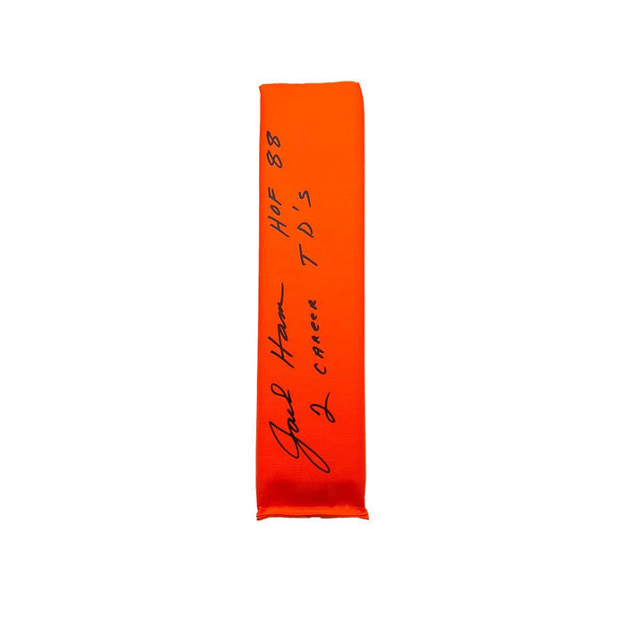 Jack Ham Autographed Replica End Zone Pylon with HOF 88 and 2 Career TD's