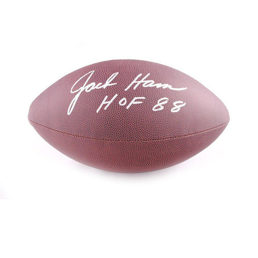 Jack Ham Autographed Replica NFL Football with HOF 88