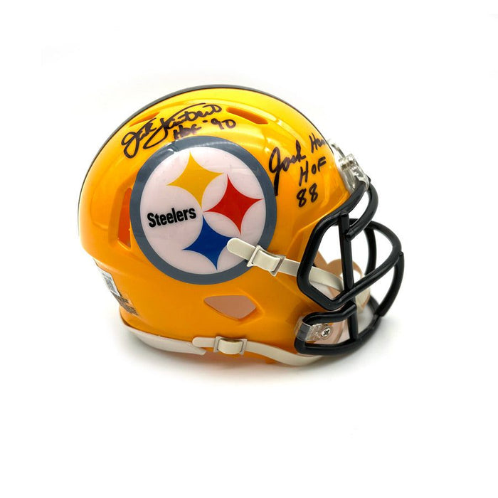 Jack Lambert Pittsburgh Steelers Signed Autographed Football Mini Helmet