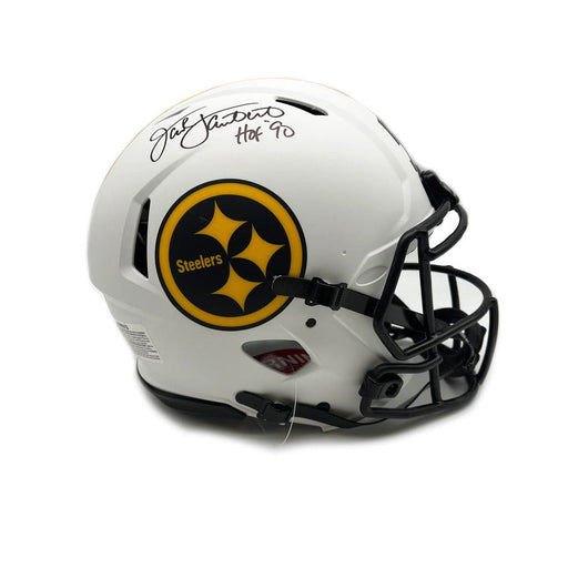 Jack Lambert Autographed Authentic Full-Size LUNAR Helmet with 'HOF 90'