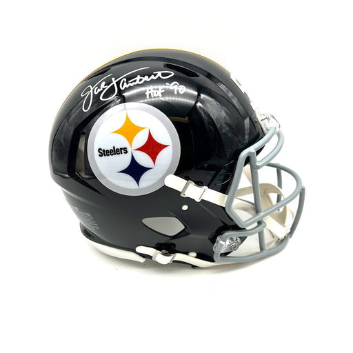 Jack Lambert Autographed Pittsburgh Steelers Replica Full-Size TB Speed Helmet with 'HOF 90'