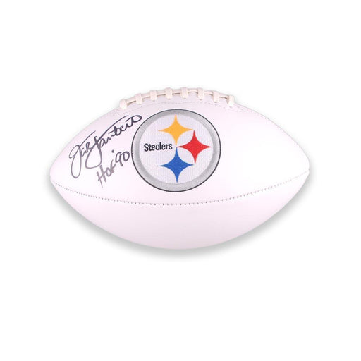 Jack Lambert Autographed Pittsburgh Steelers White logo Football