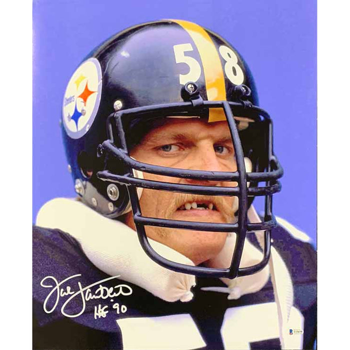 Jack Lambert Signed No Teeth 16x20 Photo (Right Side)