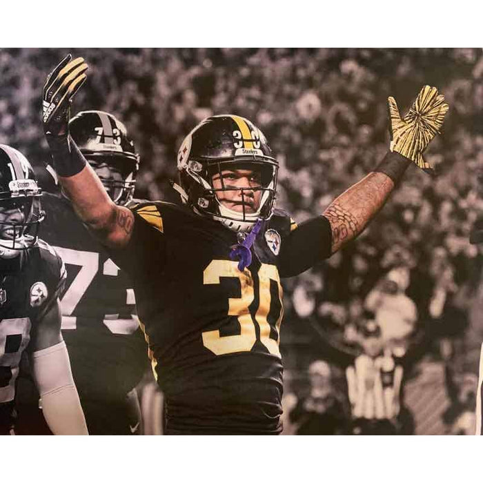 James Conner Hands Up In Color Rush Unsigned 16X20 Photo