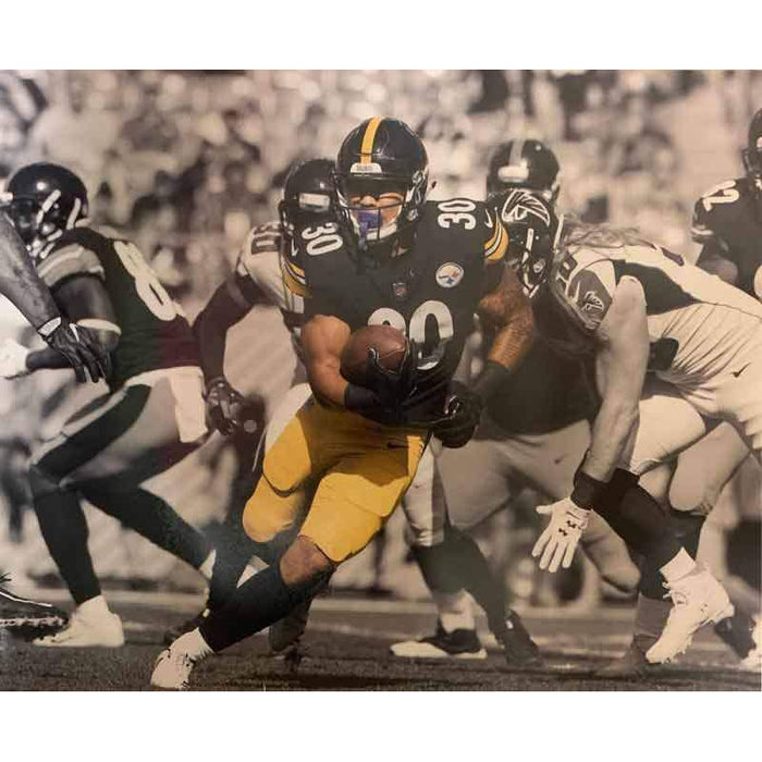 James Conner Running With Ball (Spotlight) Unsigned Horizontal 16X20 Photo