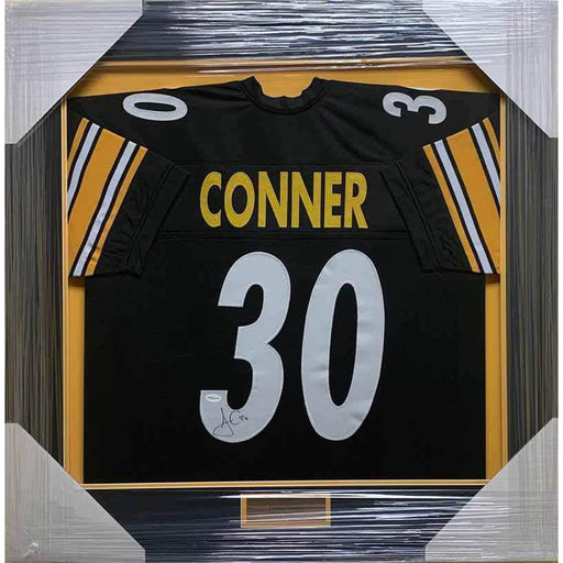 James Conner Signed Custom Black Jersey Framed (Half Version)
