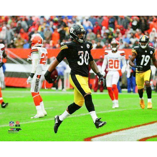 James Conner Walking In Endzone Vs Cleveland Unsigned 16X20 Photo