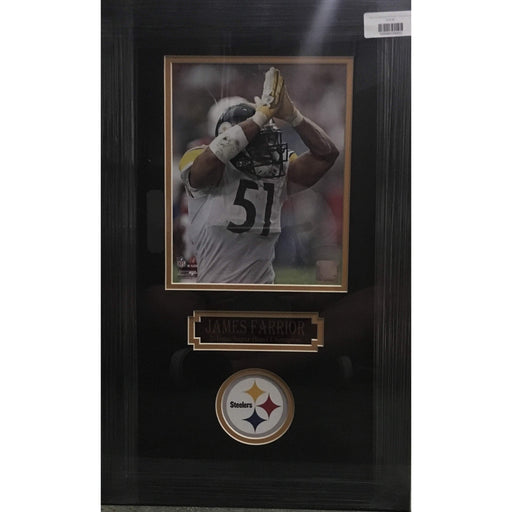 James Farrior Signaling Safety 8x10 Unsigned - Professionally Framed