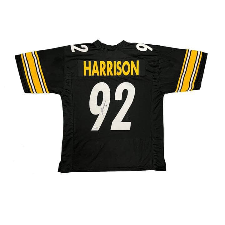 Pittsburgh Steelers James Harrison 92 Reebok Black Home 