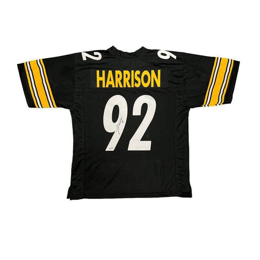 James Harrison Autographed Custom Black Home Jersey