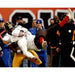 James Harrison Body Slam Browns Fan Color Unsigned 8x10 Photo