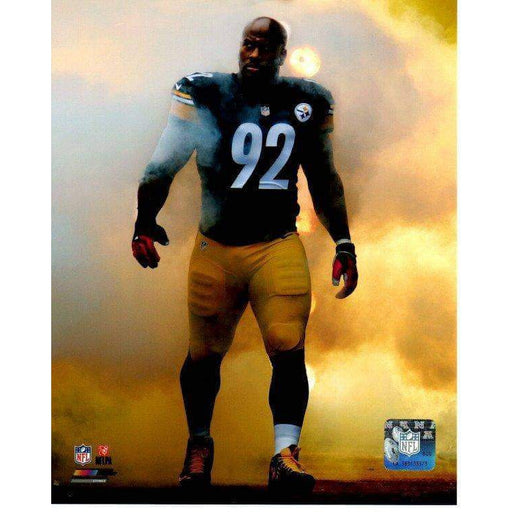 James Harrison Entrance In Smoke Unsigned 8X10 Photo