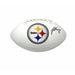 James Harrison Signed Pittsburgh Steelers White Logo Football