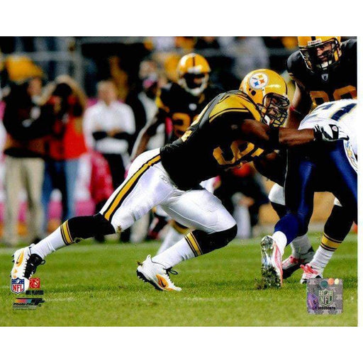 James Harrison Tackling In 75th Anniversary Uniform Unsigned 8X10 Photo