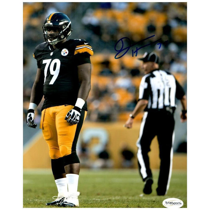 Javon Hargrave Autographed Standing in Black 8x10 Photo