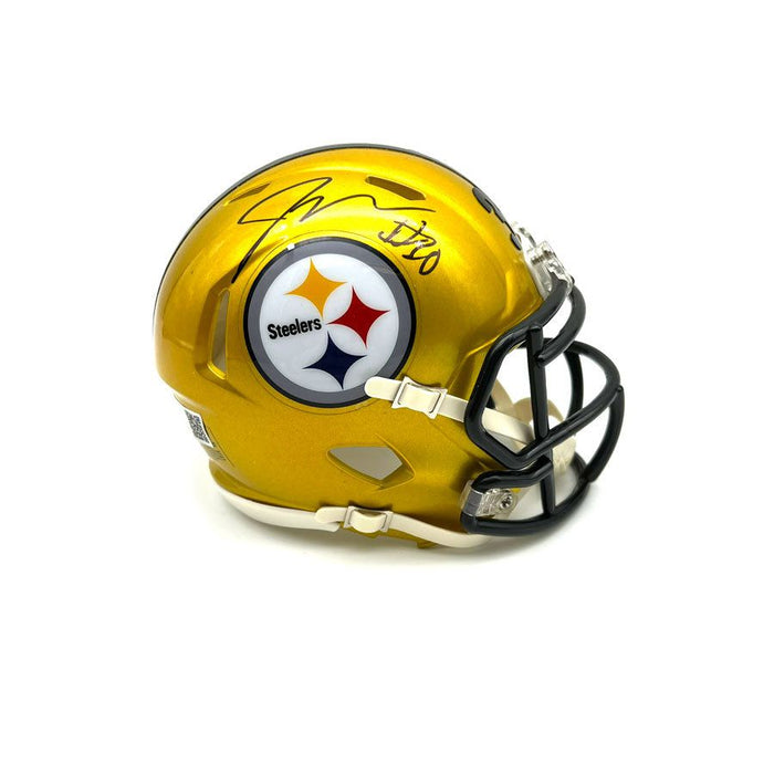Jaylen Warren Signed Pittsburgh Steelers Flash Mini Helmet