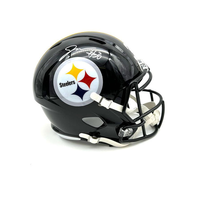 Jaylen Warren Signed Pittsburgh Steelers Full Size Replica Speed Helmet