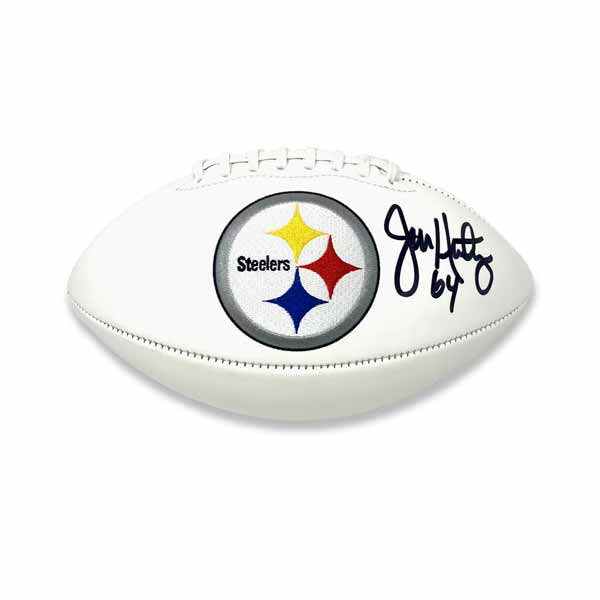 Jeff Hartings Autographed Pittsburgh Steelers W. Logo Football