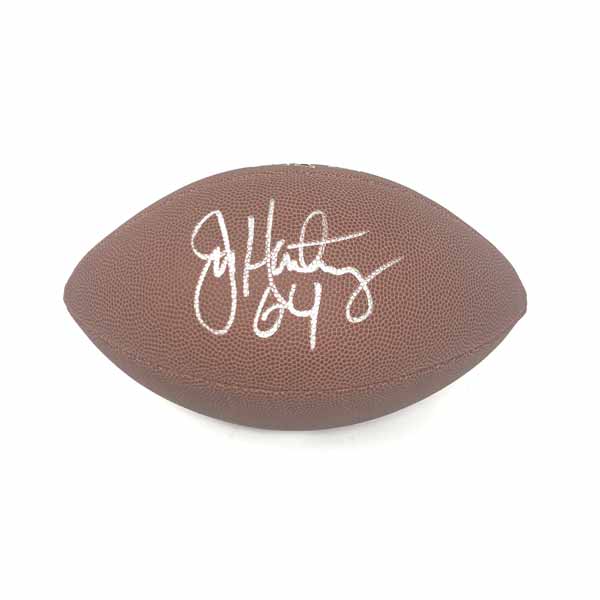 Jeff Hartings Autographed Wilson Replica Football
