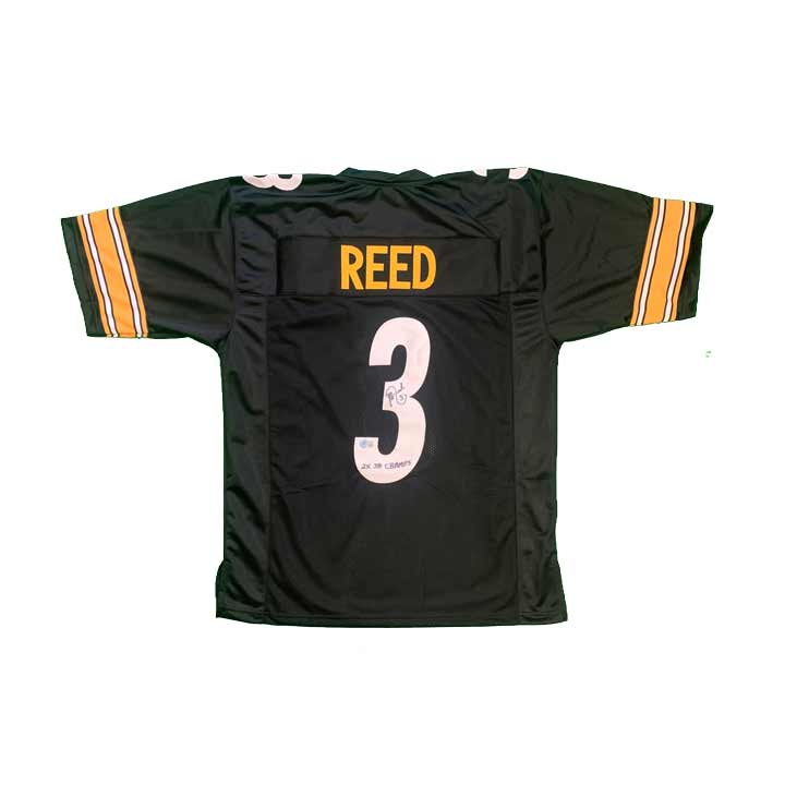 Jeff Reed Signed Custom Home Jersey with 2X SB Champs — TSEShop