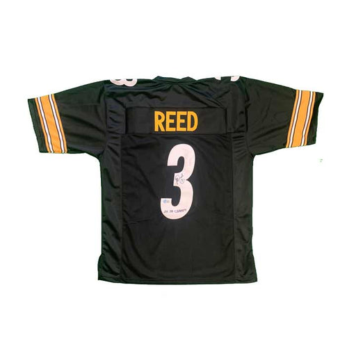 Jeff Reed Autographed Custom Home Jersey with 2X SB Champs