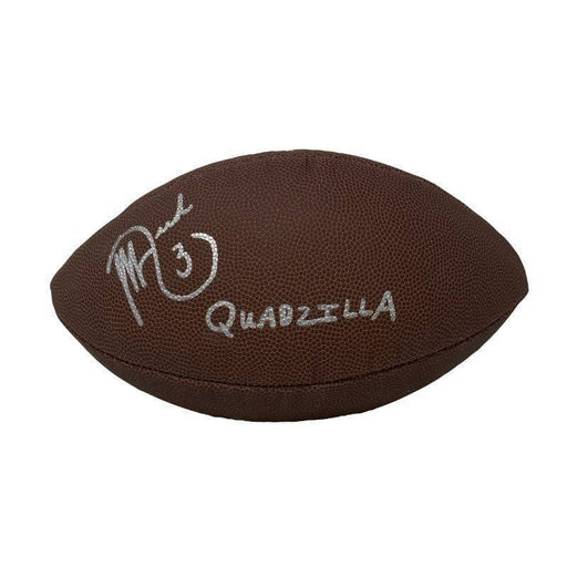 Copy of Jeff Reed Autographed Replica Wilson Football Inscribed "Quadzilla"