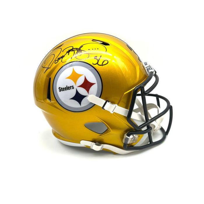 Jerome Bettis Autographed Pittsburgh Steelers Full Size Flash Replica Speed Helmet