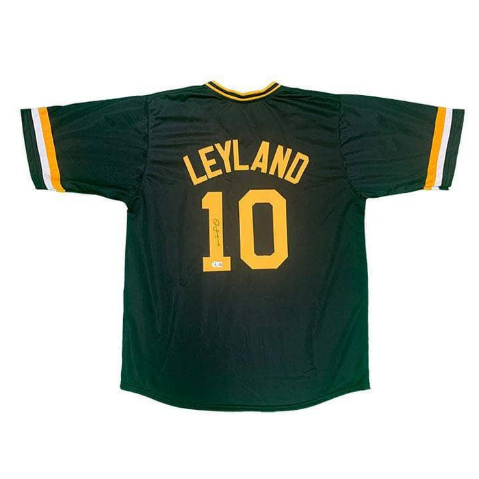 Jim Leyland Signed Custom Black Baseball Jersey — TSEShop