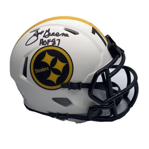 Joe Greene Autographed Pittsburgh Steelers Lunar Eclipse Mini Helmet