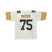 Joe Greene Autographed White Custom Jersey with Inscription "HOF 87"