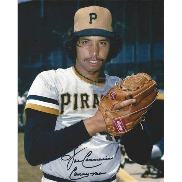 John Candelaria Signed Ball In Glove (White Uniform) 8x10 Photo inscribed 'Candy Man'