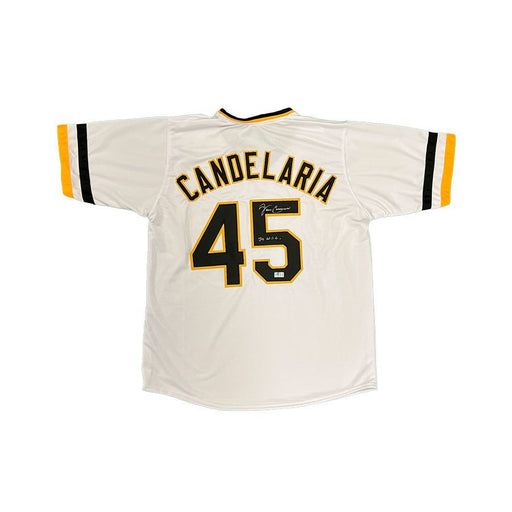 John Candelaria Signed Custom White Baseball Jersey with "79 W.S.C."