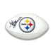 John Stallworth Autographed Pittsburgh Steelers White Logo Football