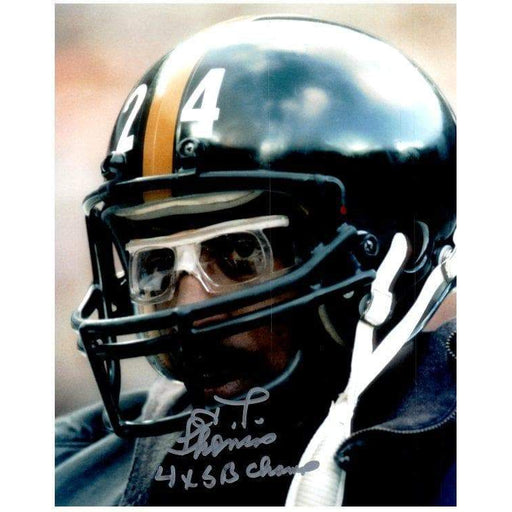 JT Thomas Autographed Closeup 8x10 Photo with 4X SB Champs