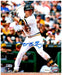 Jung-ho Kang Autographeded Batting in Retro White Vertical 8x10