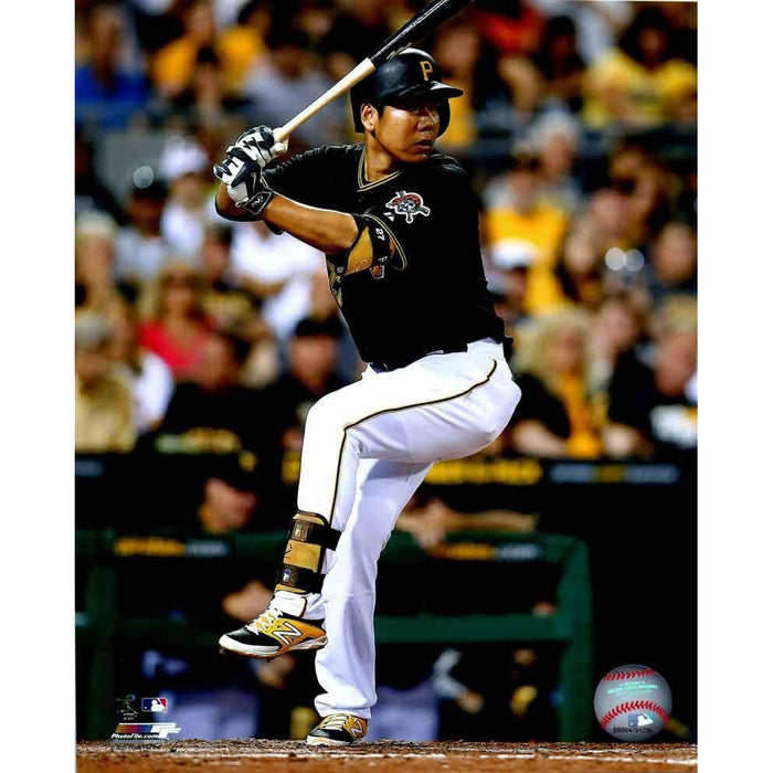 Jung-ho Kang Batting with Leg Up 8x10 - Unsigned