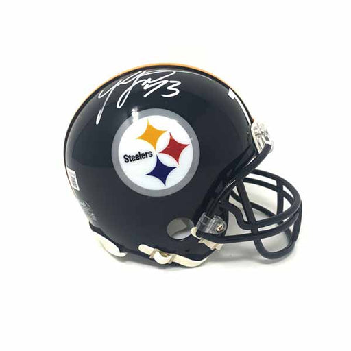 Rocky Bleier Signed Pittsburgh Steelers Full Size Replica 75th Anniversary Speed Helmet with IX, X, Xiii, XIV