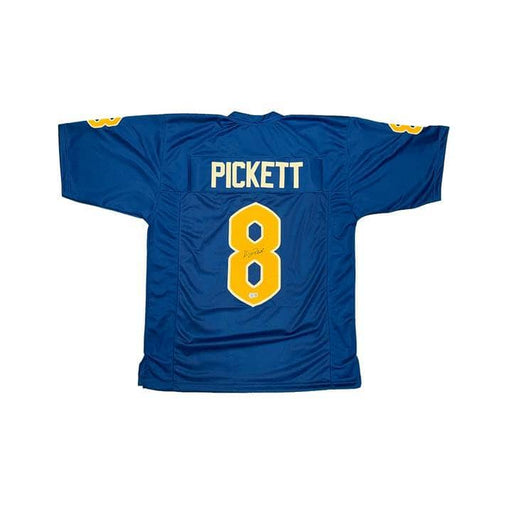Kenny Pickett Signed Custom Blue College Football Jersey