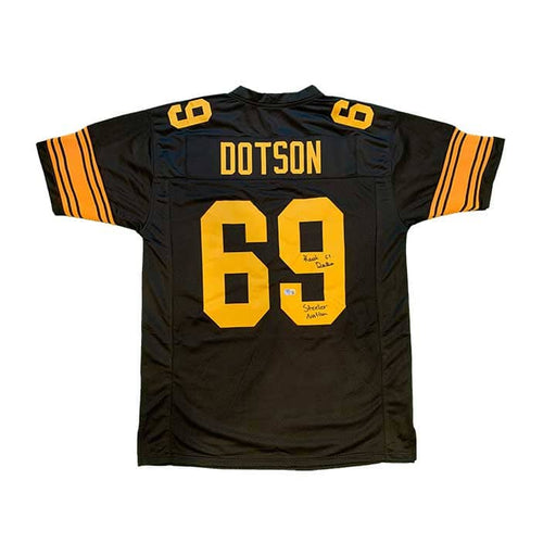 Kevin Dotson Autographed Custom Alternate Jersey with Steeler Nation