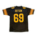 Kevin Dotson Autographed Custom Alternate Jersey with Steeler Nation