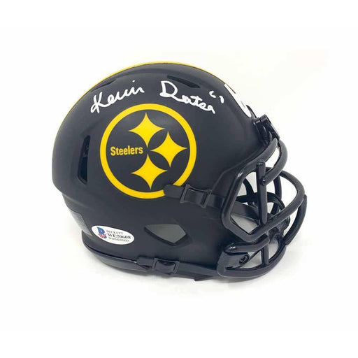 Kevin Dotson Signed Pittsburgh Steelers Eclipse Mini Helmet