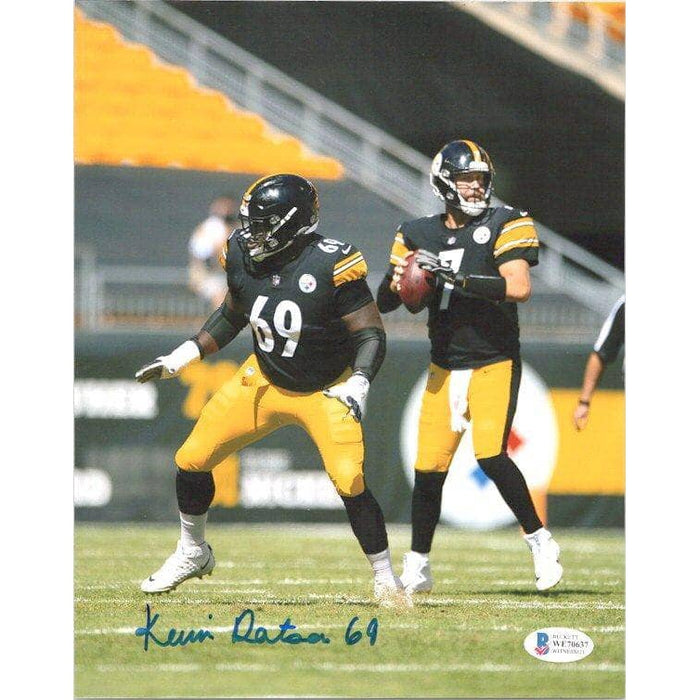 Kevin Dotson Signed Protecting Ben 8x10 Photo