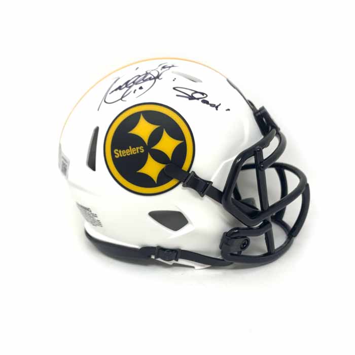 Kordell Stewart Signed Pittsburgh Steelers Lunar Eclipse Mini Helmet with Slash